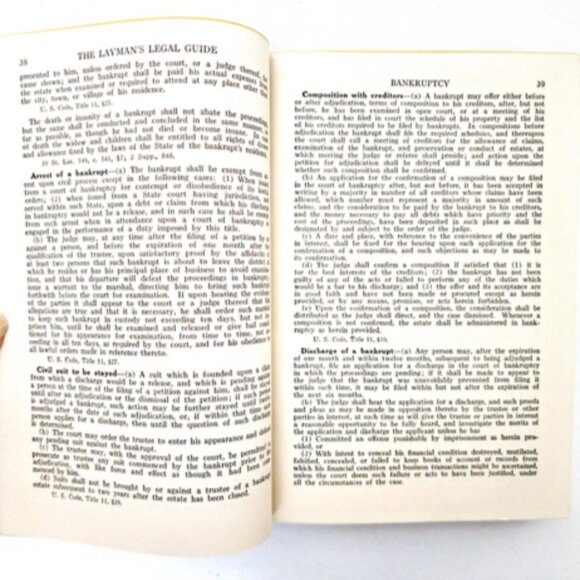 The Layman's Legal Guide to Essential Laws 1932HC by Francis W Marshall - Picture 8 of 9